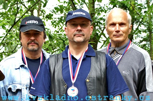 zleva Herink Josef, Vlk Pavel a Kail Horst